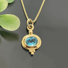 Load image into Gallery viewer, PET 439 YG P - Blue Topaz